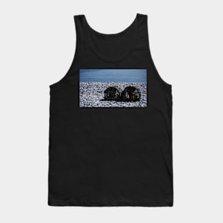 Lobster Pots on a Beach Tank Top